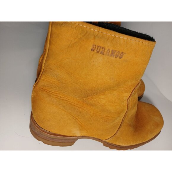 Durango Boots Suede Size Men's 10 M Rust Made In USA - Picture 7 of 9